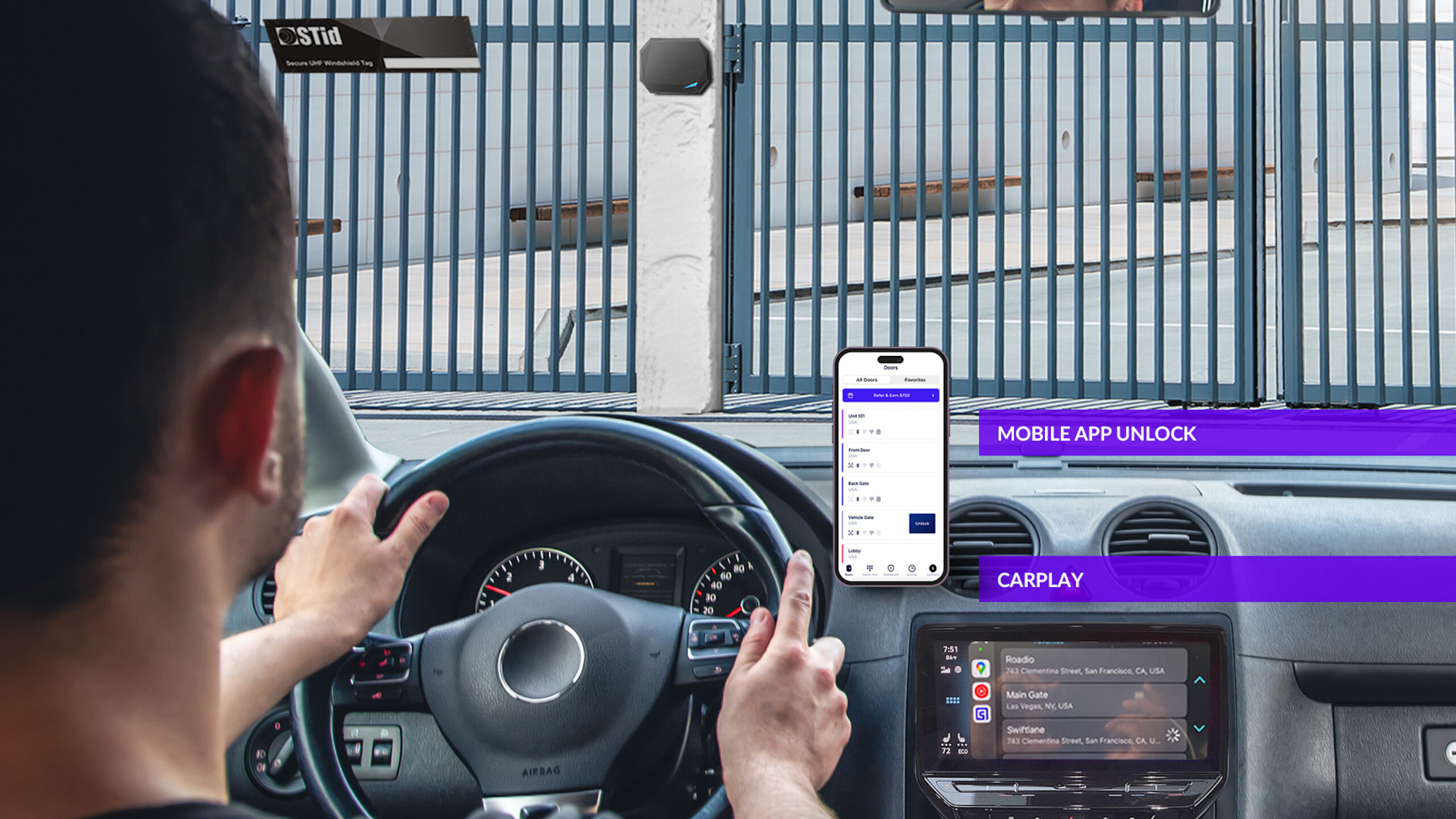 vehicle and gate access control