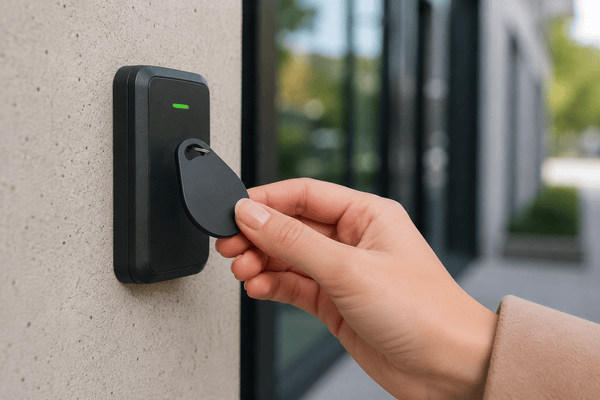 Fob access system provider for building entry points