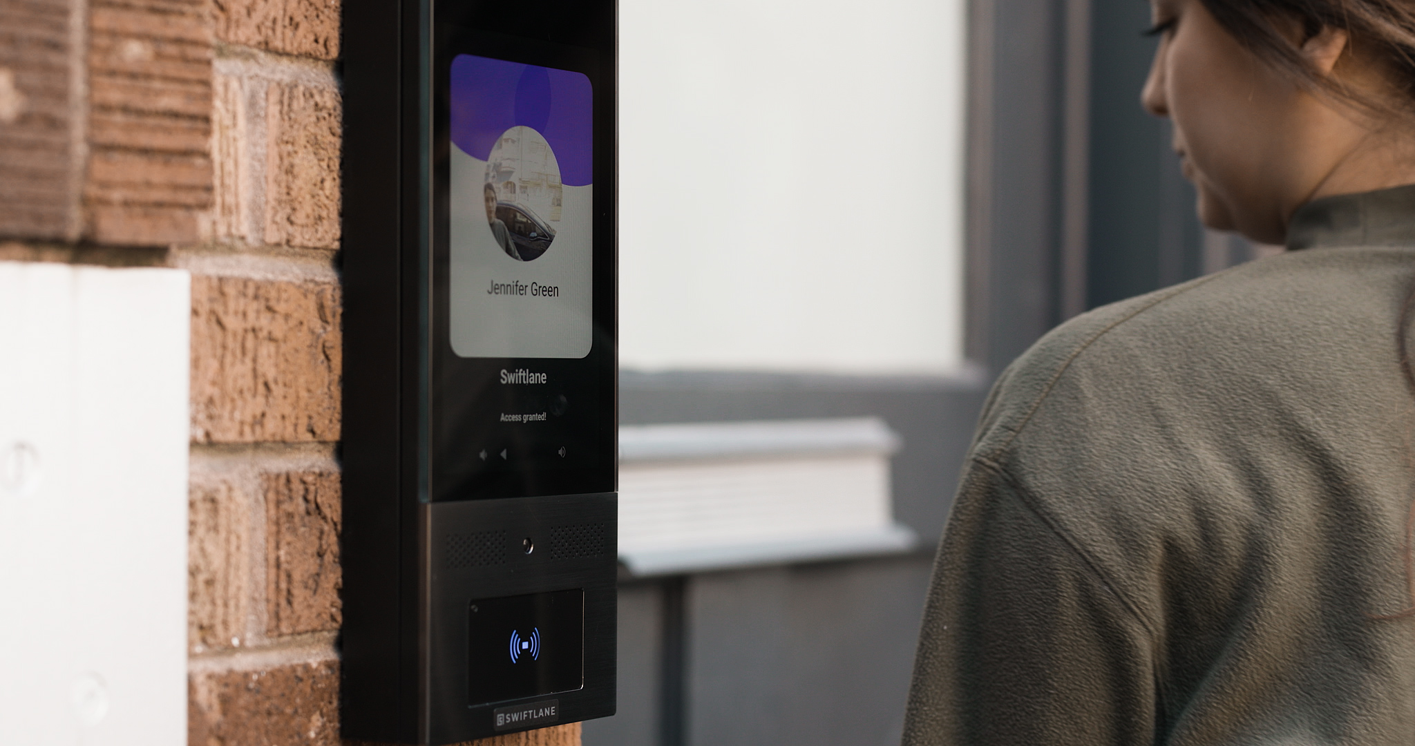 swiftlane facial recognition intercom
