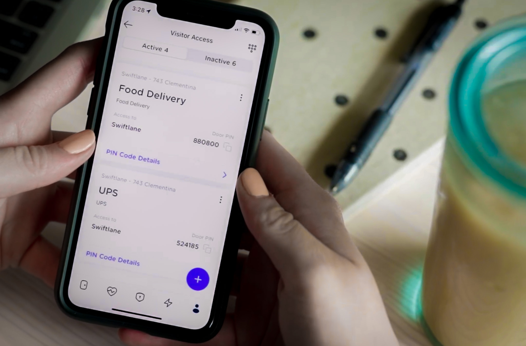 smartphone apps to provide remote access or control