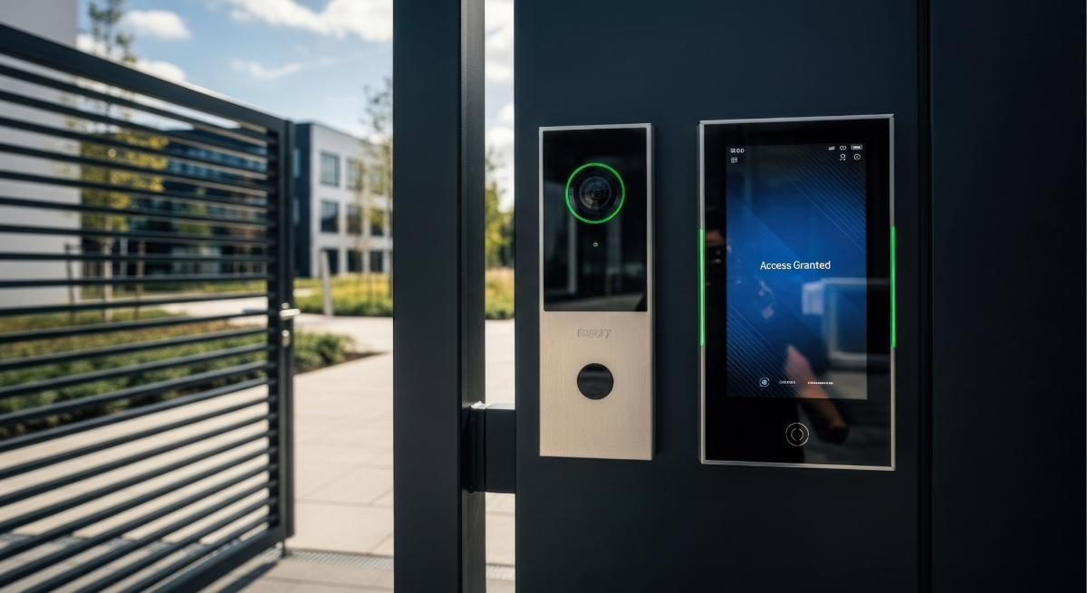 gate intercom system opens gate