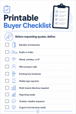 2 way intercom system buyer checklist
