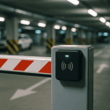 Key fob access systems for parking lots