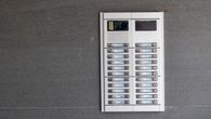 traditional intercom system on wall