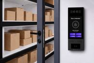 Package room with intercom system