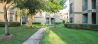 walk path of an apartment complex building