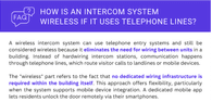 FAQ on wireless intercoms