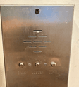 half duplex intercoms with 3 buttons - talk, listen, and door