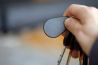 Electronic key fob in hand
